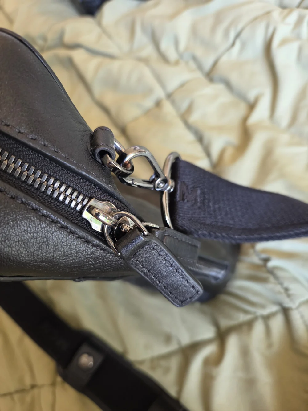 MCM Visetos Boston Bag With Matching Briefcase